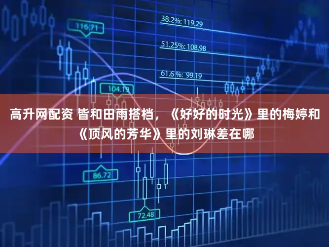 高升网配资 皆和田雨搭档，《好好的时光》里的梅婷和《顶风的芳华》里的刘琳差在哪